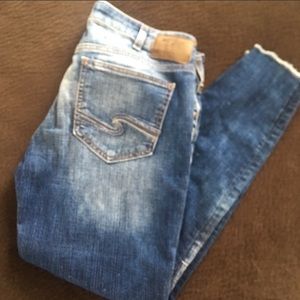 Silver girlfriend jeans size 31